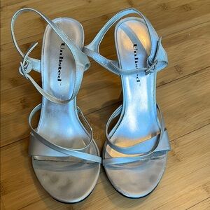 Unlisted Silver Strappy Women's Heels